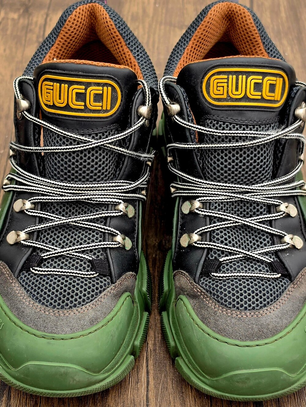 Gucci Green and Black Men's Sneakers